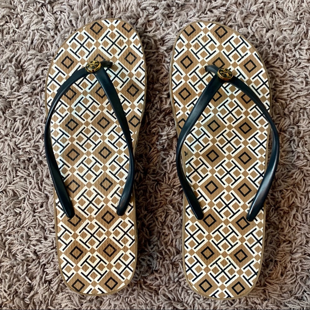 Tory Burch Flip Flop Wedges